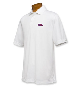 Ole Miss Rebels B&T CB DryTec Championship Polo - White